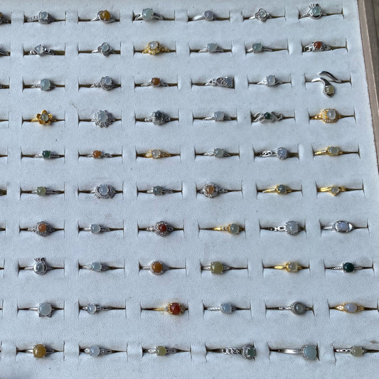 Jade ring*10 rings(0.5*0.5cm)