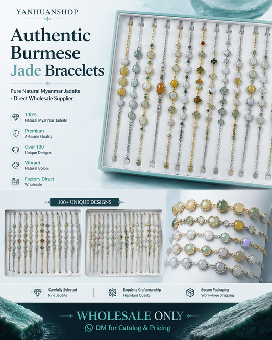 Burmese jade bracelet *10 pieces