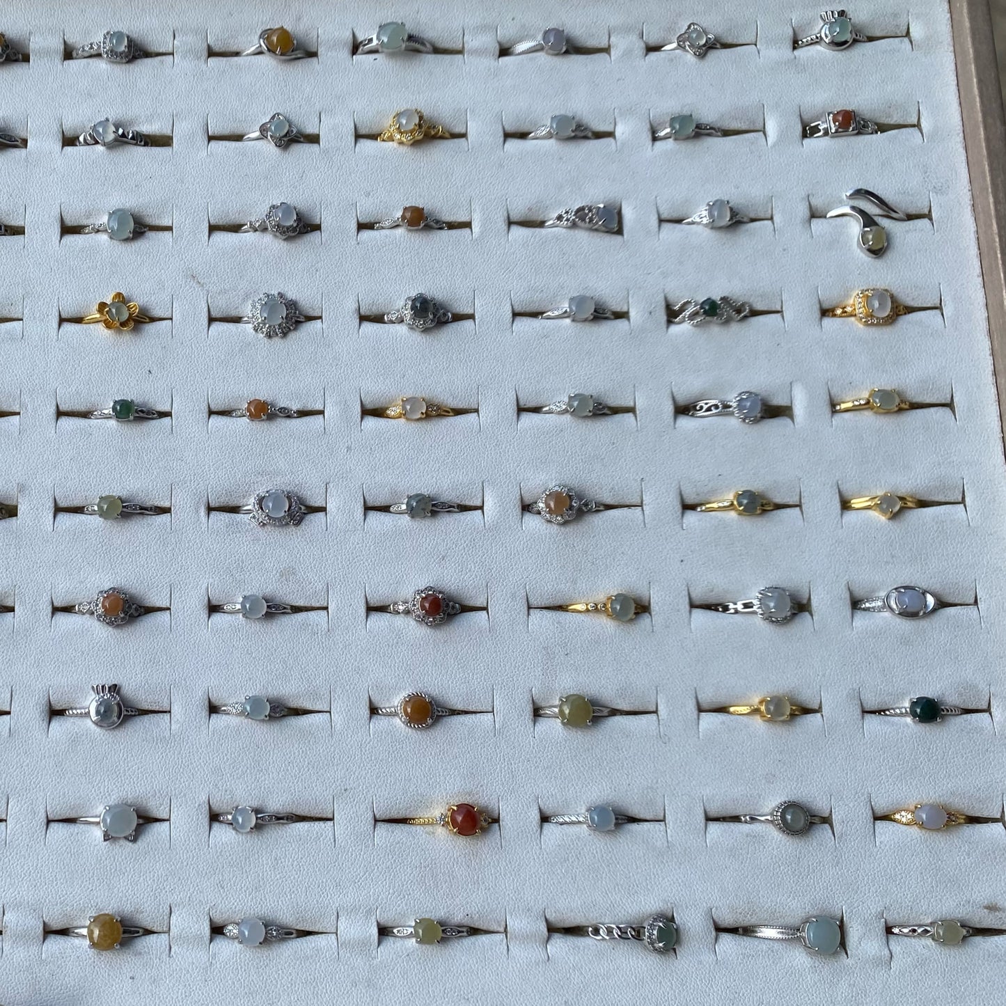 Jade ring*10 rings（0.5*0.5cm）