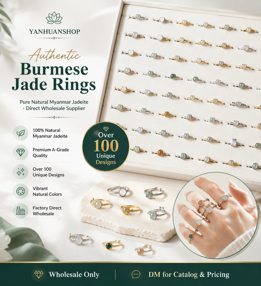 Jade ring*10 rings（0.5*0.5cm）