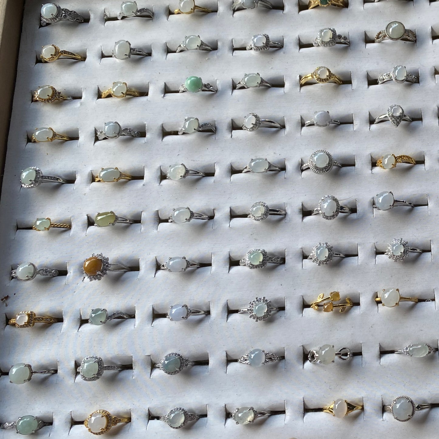 Jade ring*10 rings（0.75*0.75cm）