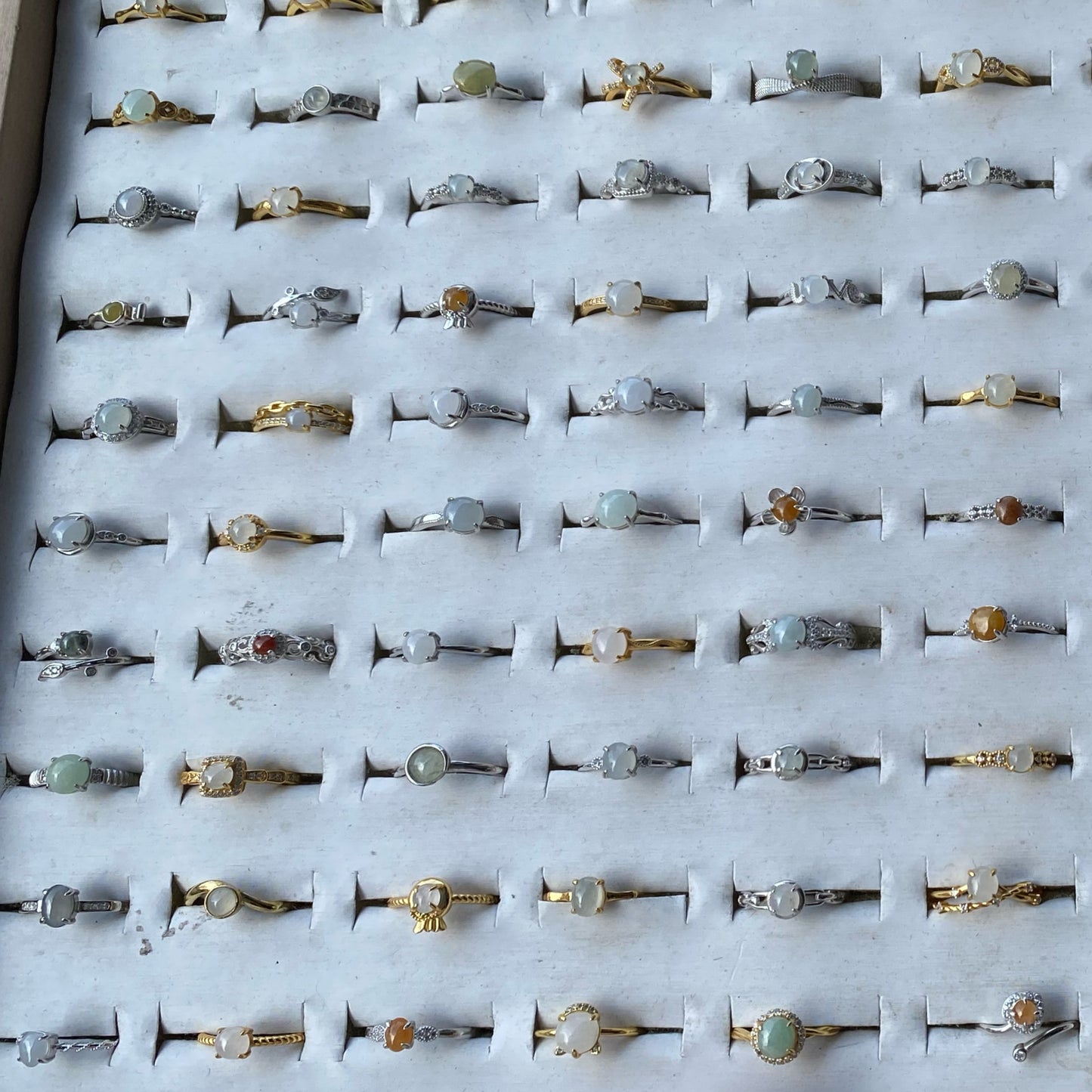 Jade ring*10 rings（0.5*0.5cm）