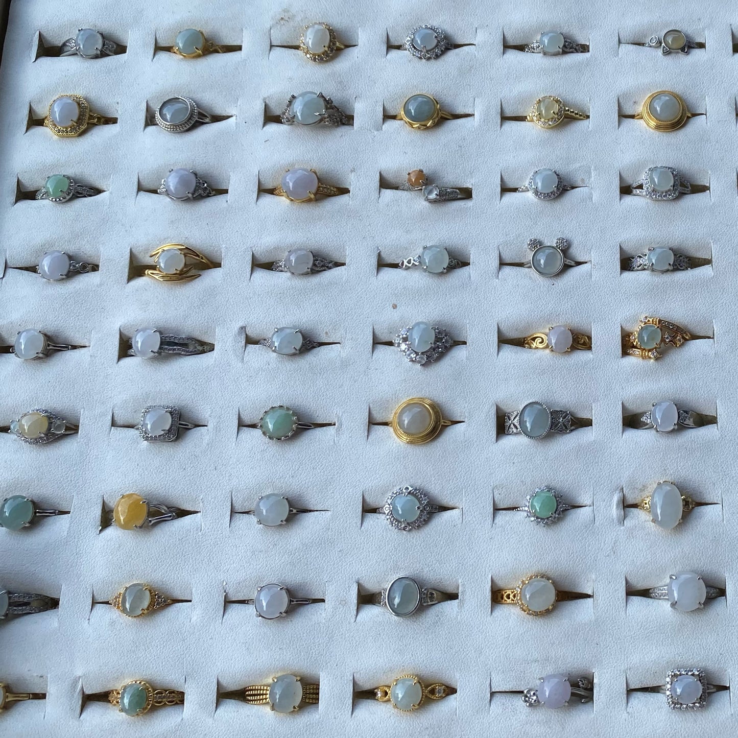 Jade ring*10 rings（0.75*0.75cm）