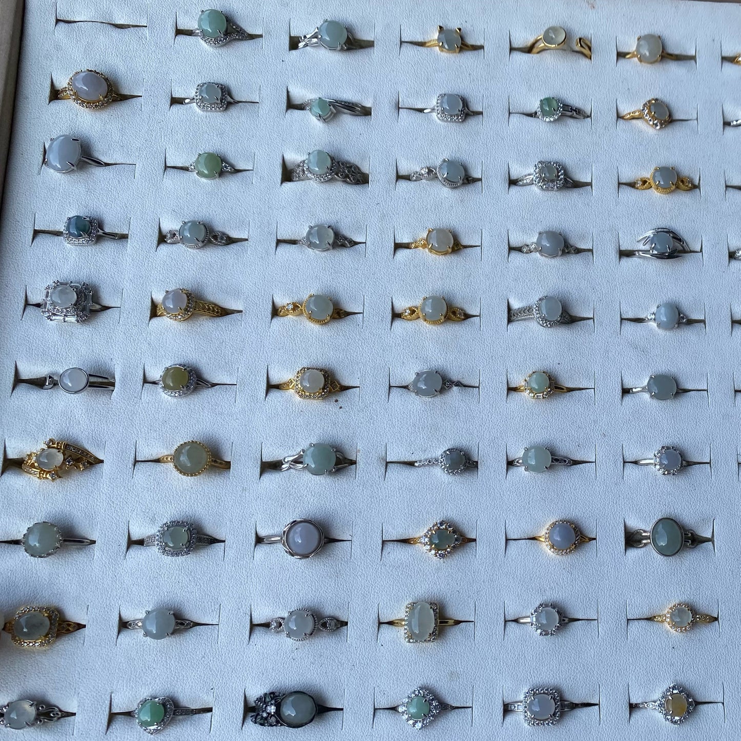 Jade ring*10 rings（0.75*0.75cm）