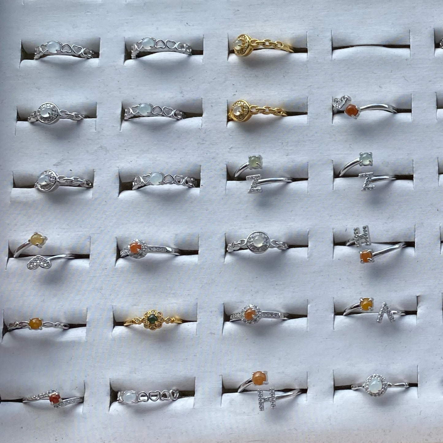 Jade ring*10 rings（0.25*0.25cm）