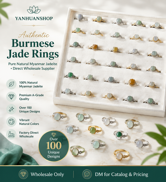 Jade ring*10 rings（0.75*0.75cm）