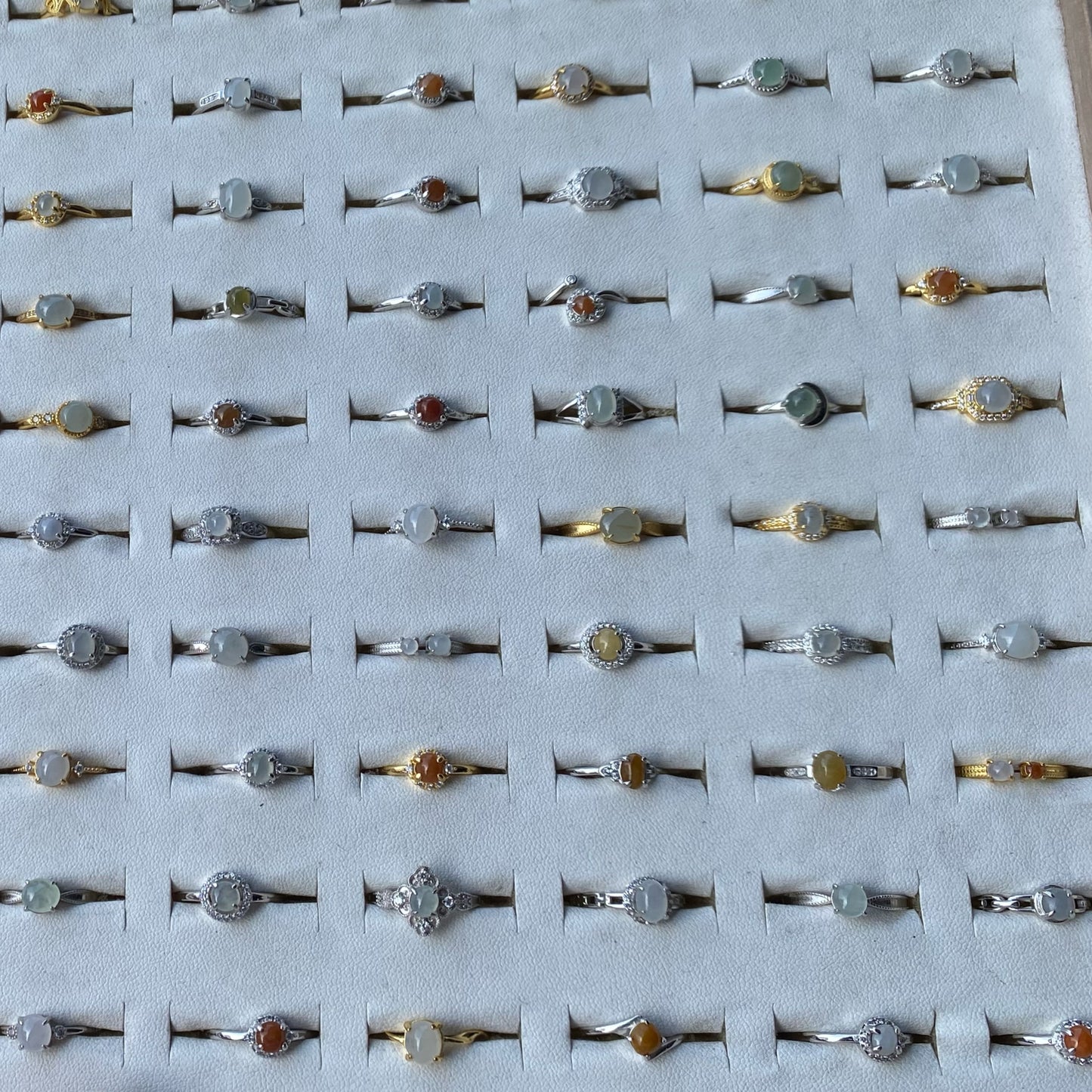 Jade ring*10 rings（0.5*0.5cm）