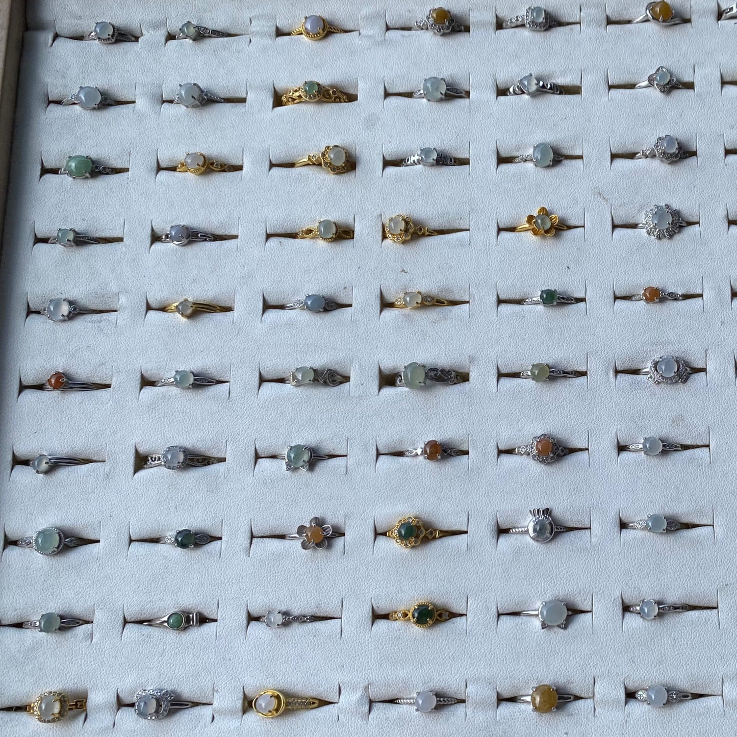 Jade ring*10 rings（0.5*0.5cm）