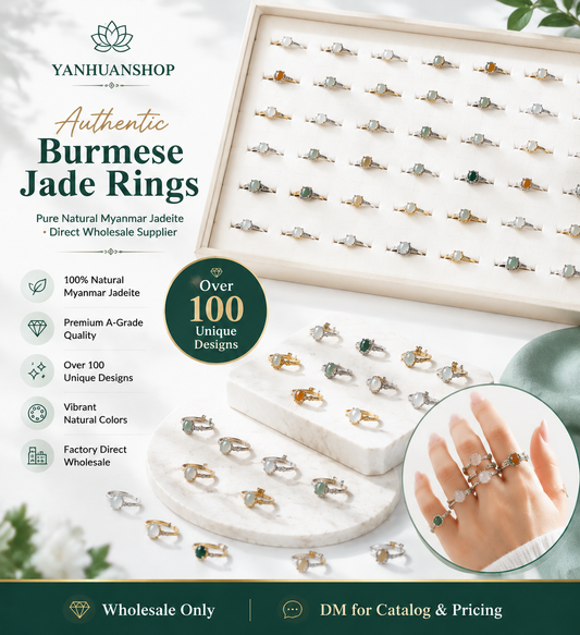 Jade ring*10 rings（0.5*0.5cm）