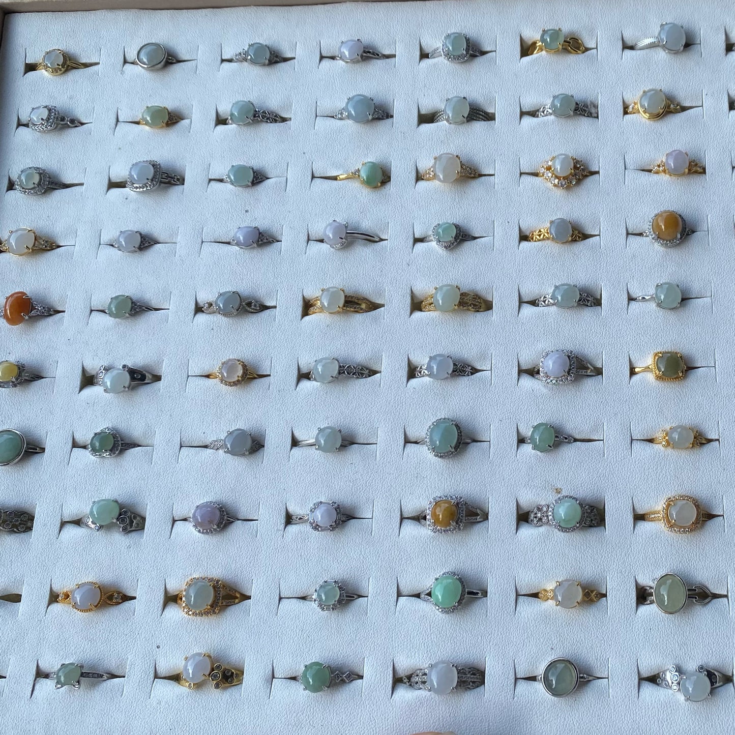 Jade ring*10 rings（0.75*0.75cm）