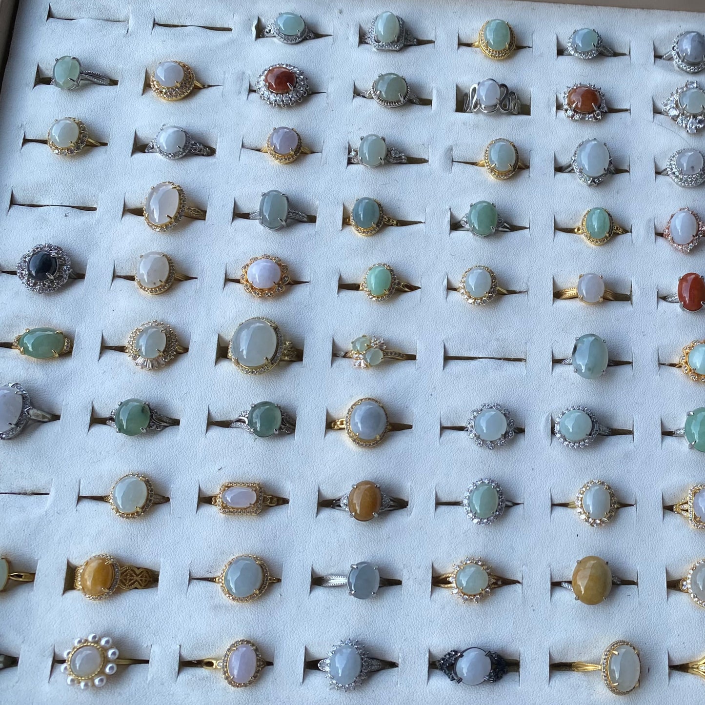 Jade ring*10 rings（1*1cm）