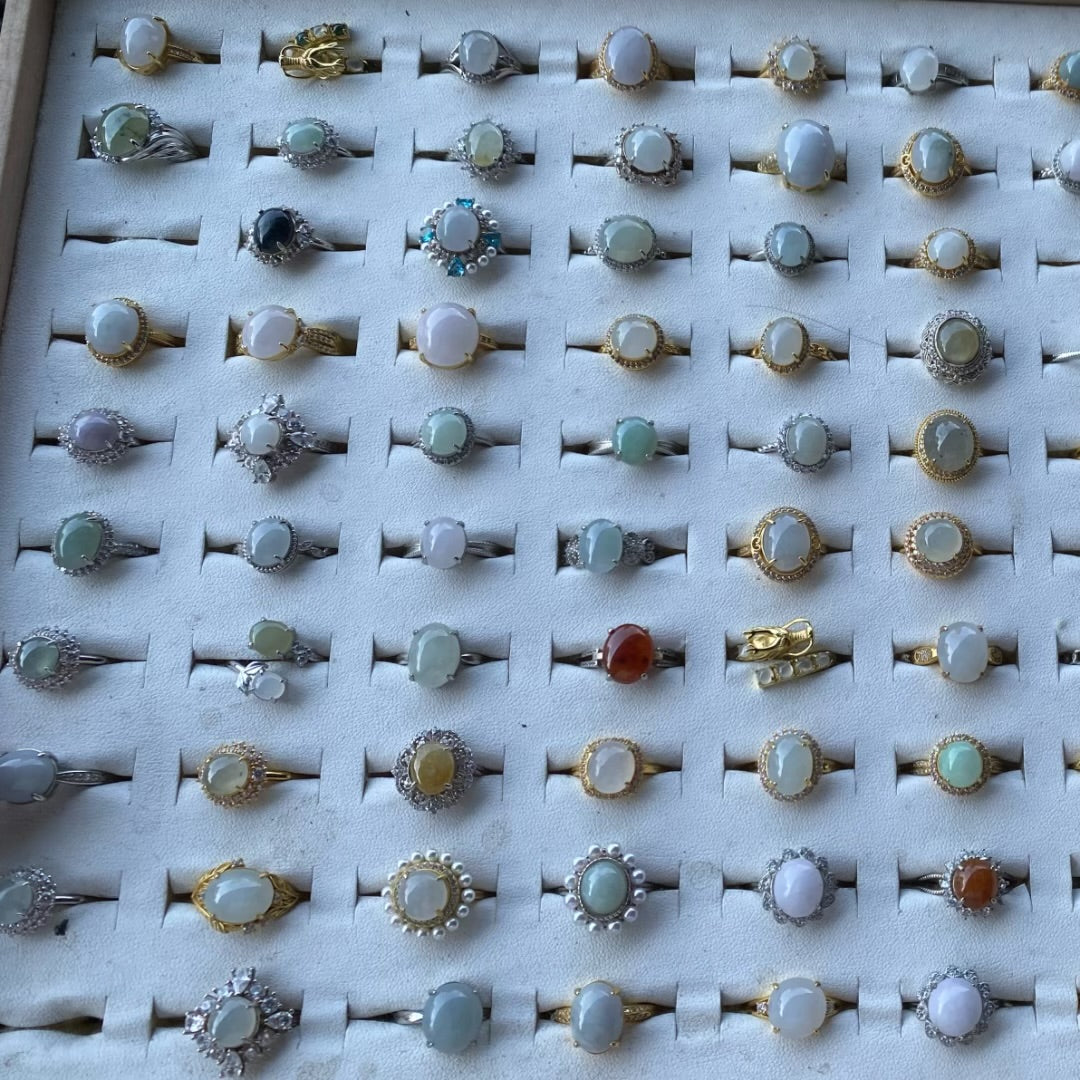 Jade ring*10 rings（1*1cm）