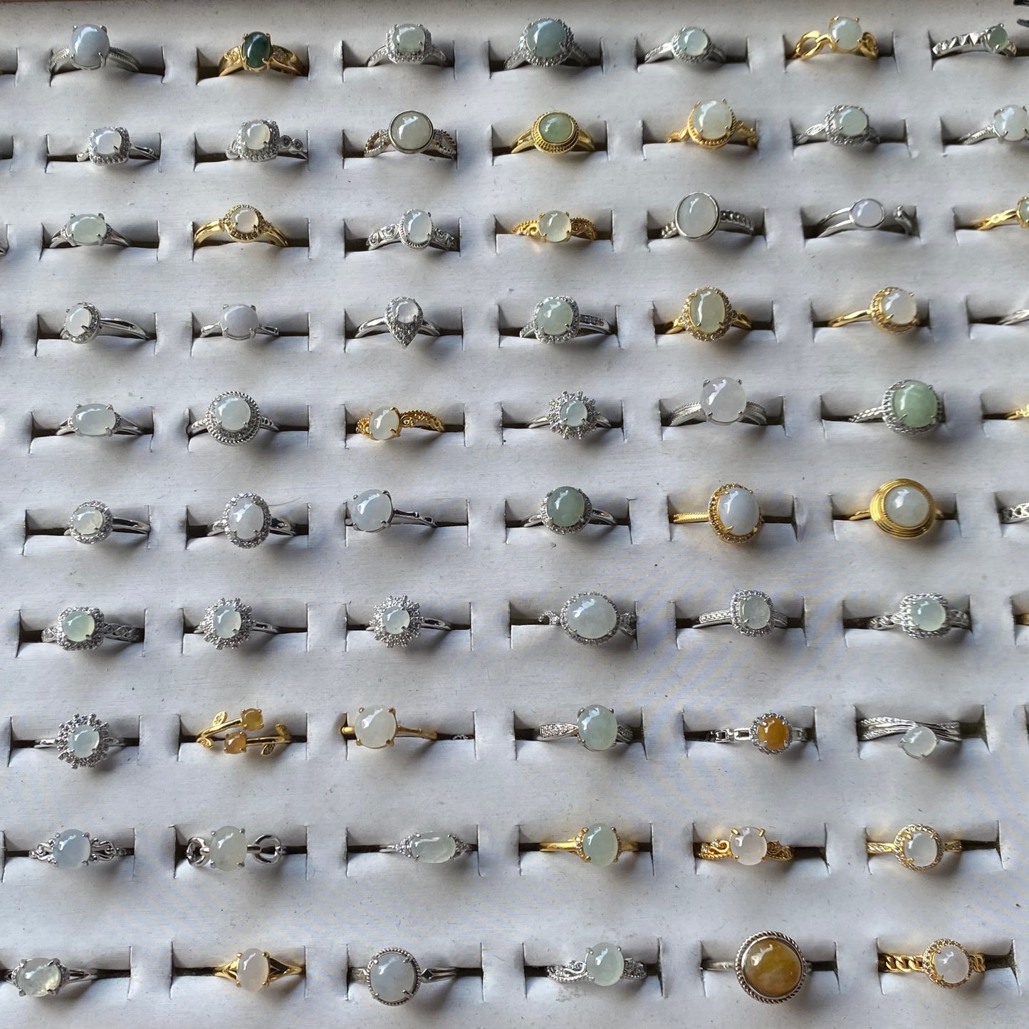 Jade ring*10 rings（0.75*0.75cm）