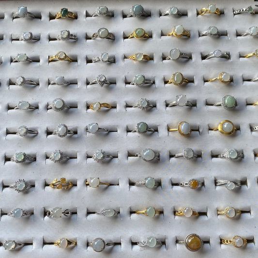 Jade ring*10 rings（0.75*0.75cm）