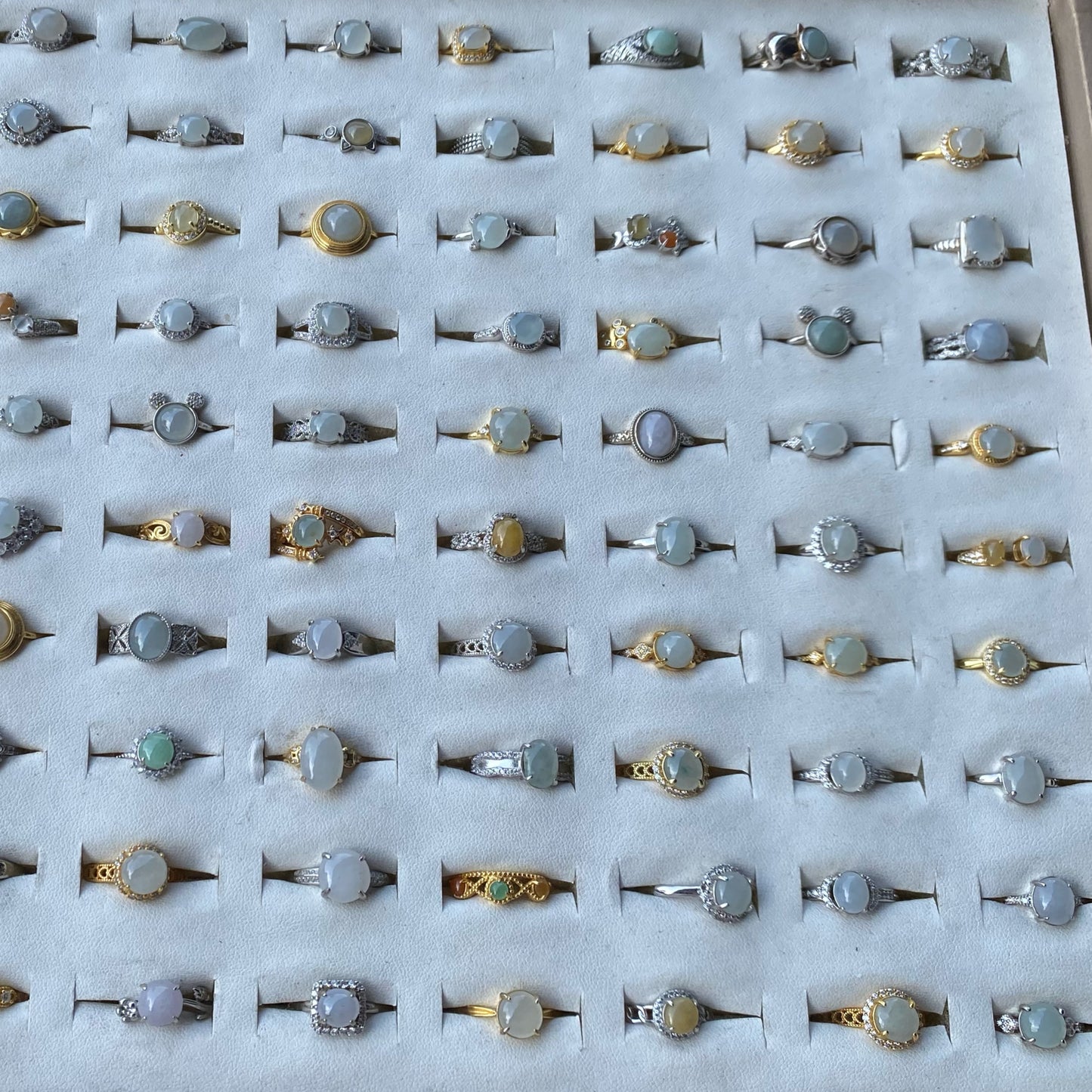 Jade ring*10 rings（0.75*0.75cm）