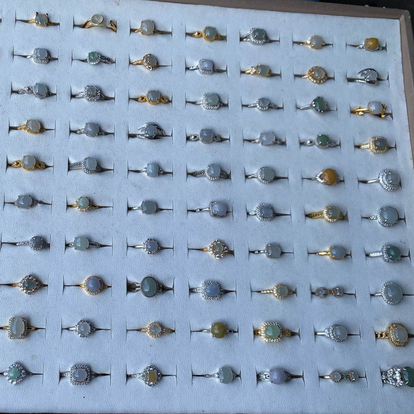 Jade ring*10 rings（0.75*0.75cm）
