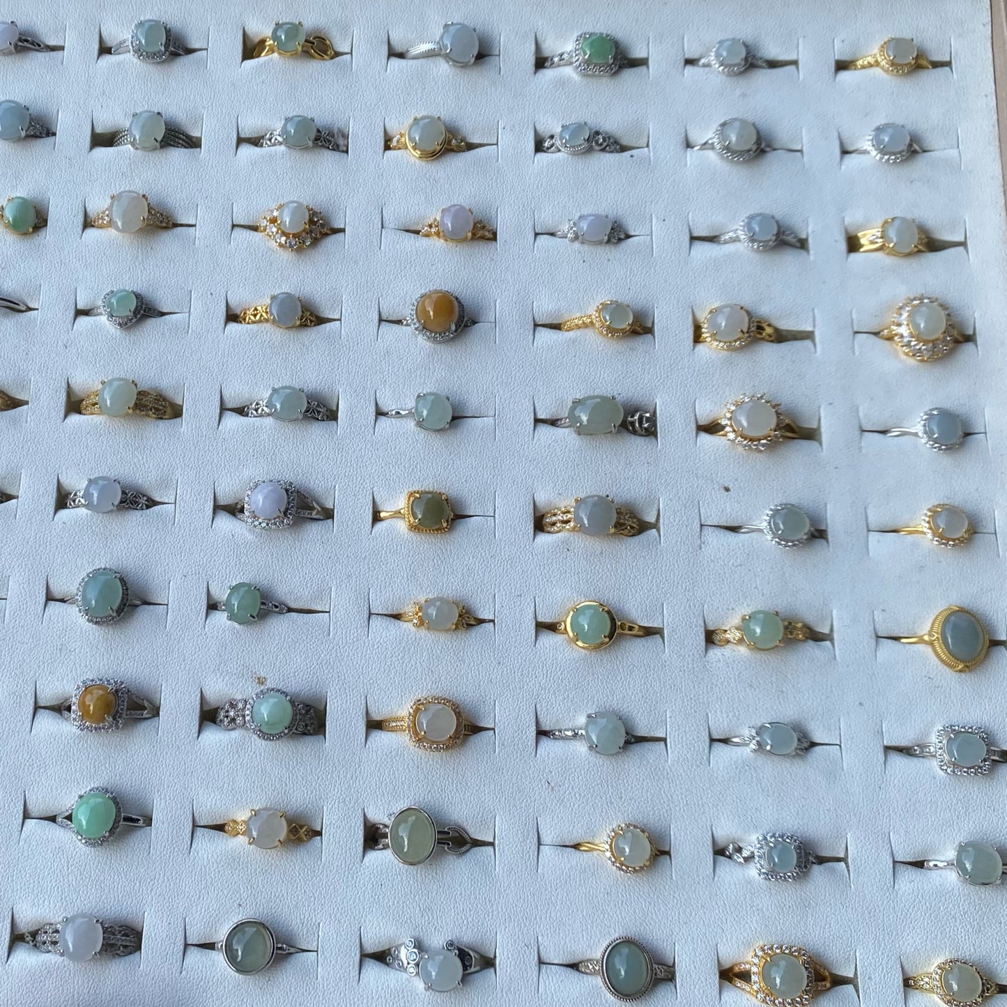Jade ring*10 rings（0.75*0.75cm）