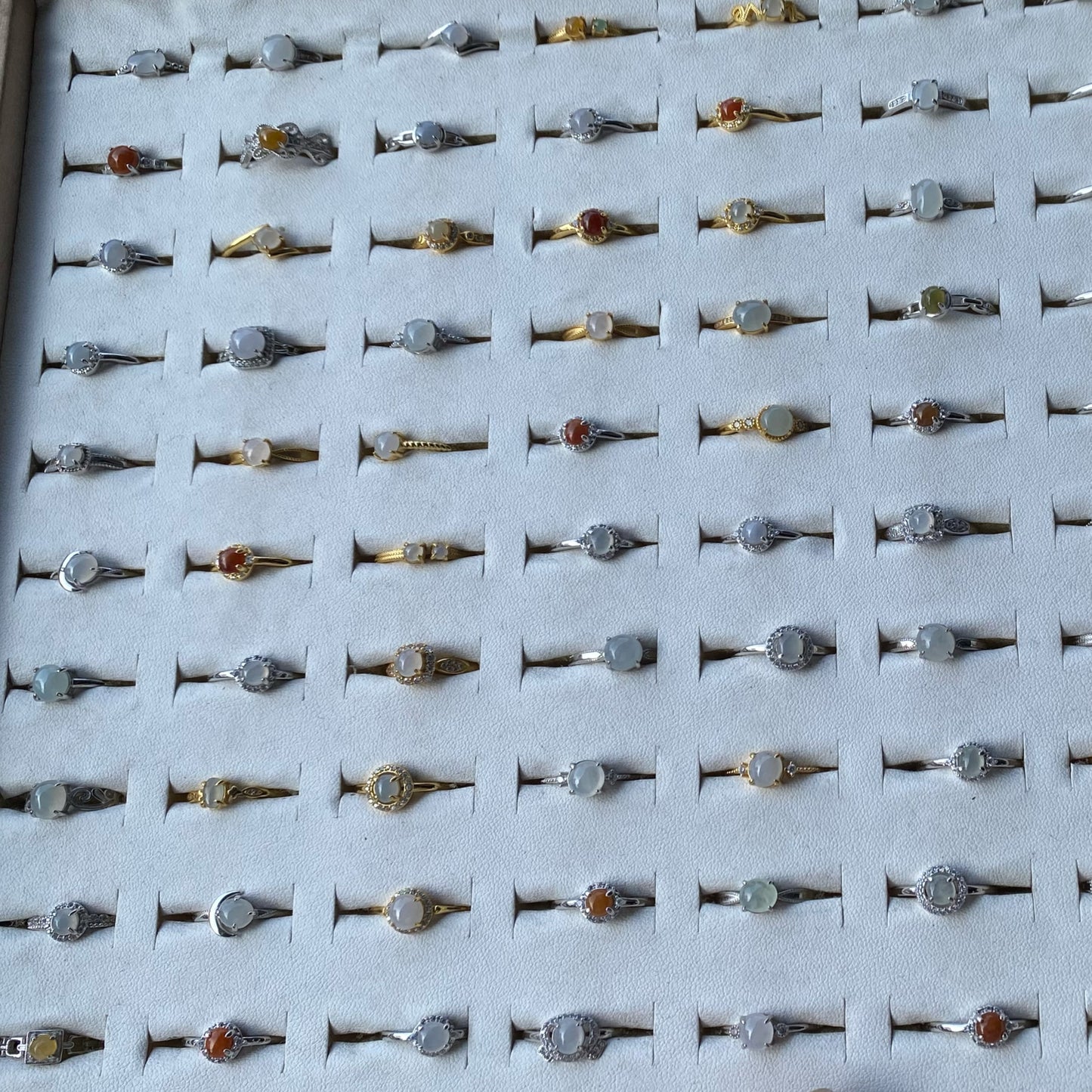 Jade ring*10 rings（0.5*0.5cm）